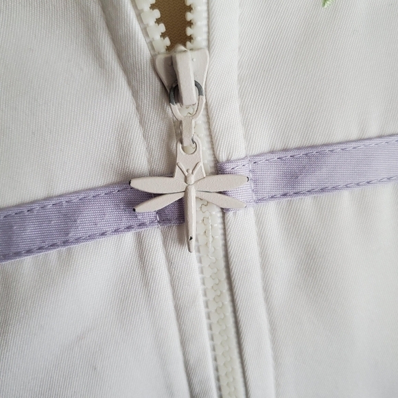 90's Alfred Dunner Vintage White Jacket With Butterfly Size 14 - Picture 9 of 10